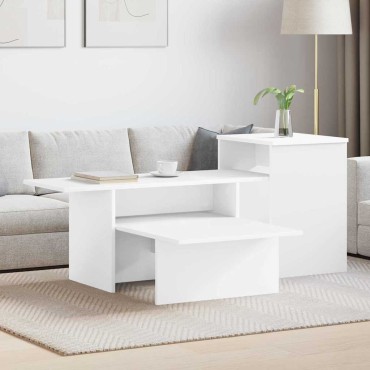 vidaXL Τραπέζι κονσόλας Λευκό 91,5x35x38,5cm Επεξεργασμένο Ξύλο