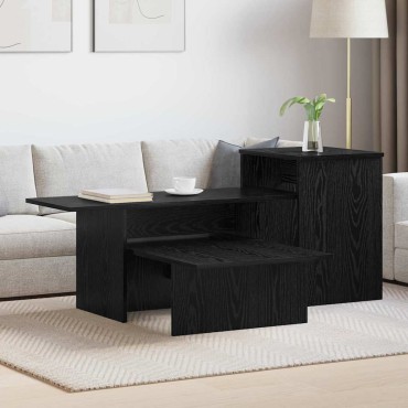 vidaXL Τραπέζι κονσόλας Μαύρη Οξυά 91,5x35x38,5 εκ