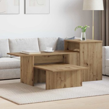 vidaXL Τραπέζι κονσόλας Artisan Oak 91,5x35x38,5 εκ