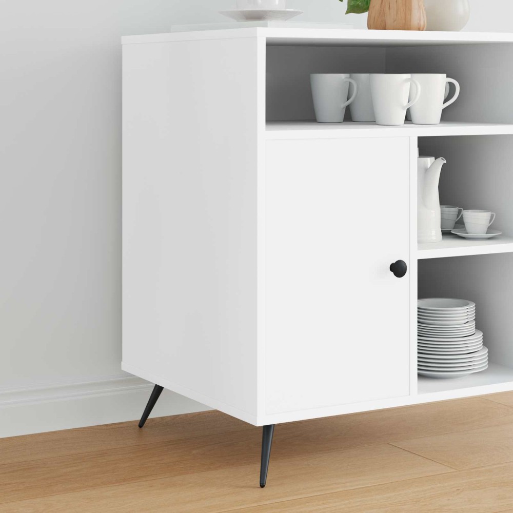 vidaXL Σταντ Πόδια 2 τμχ. Μαύρο 56 x 56 x 100 mm Σίδερο