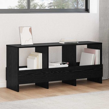 vidaXL Ράφι Περιοδικών Μαύρη Οξυά 102x30x45cm 1 τεμ.
