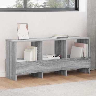 vidaXL Ράφι Περιοδικών Γκρίζο Σονομα 102x30x45cm 1 τεμ.