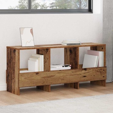 vidaXL Ράφι Περιοδικών Παλιό ξύλο 102x30x45cm 1 τεμ.