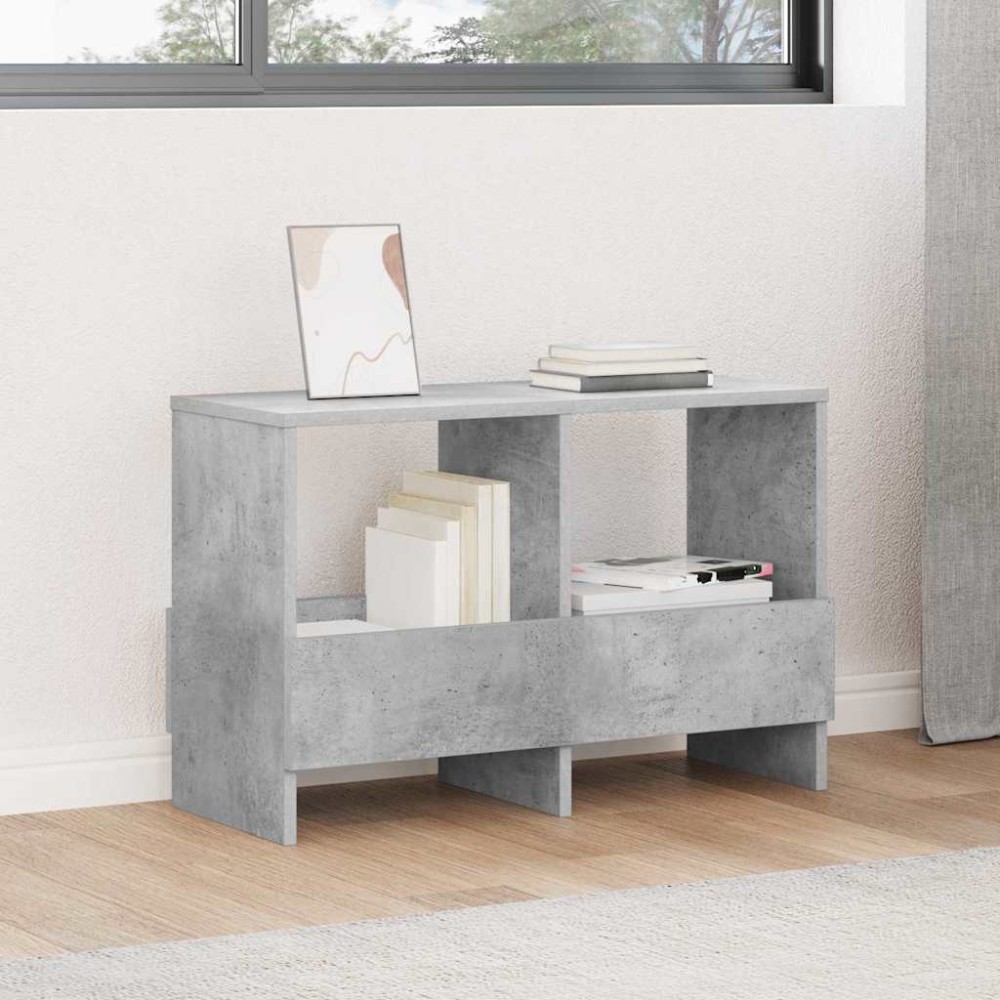 vidaXL Ράφι Περιοδικών Σκυρόδεμα Γκρι 68,5x30x45cm 1 τεμ.
