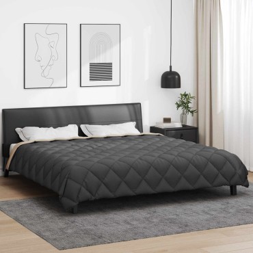 vidaXL Χειμερινό Παπλωματοθήκη 220 x 240 cm 450 gsm Ανθρακί και Ταμπά