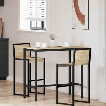 vidaXL τραπέζι Δρύς Sonoma 100x50x90,5 εκ