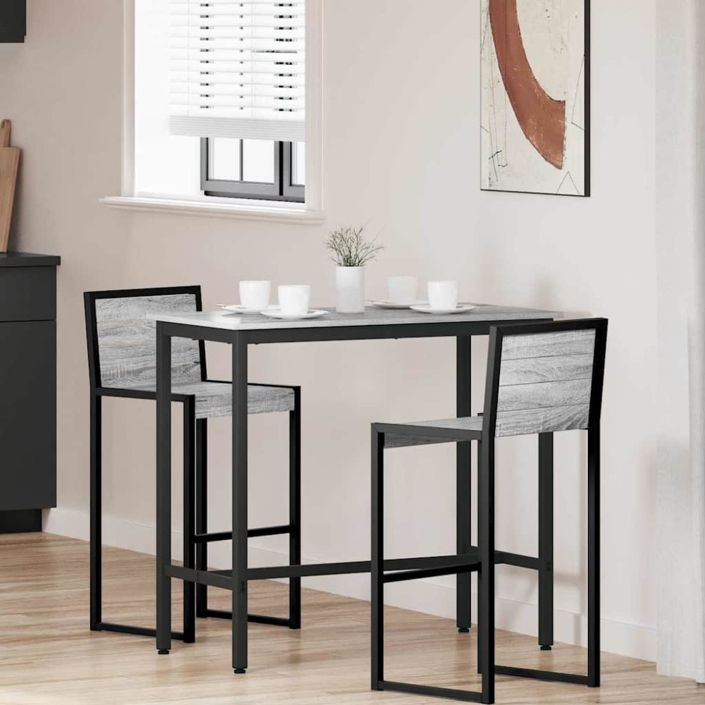 vidaXL τραπέζι Γκρίζο Σονομα 100x50x90,5 εκ