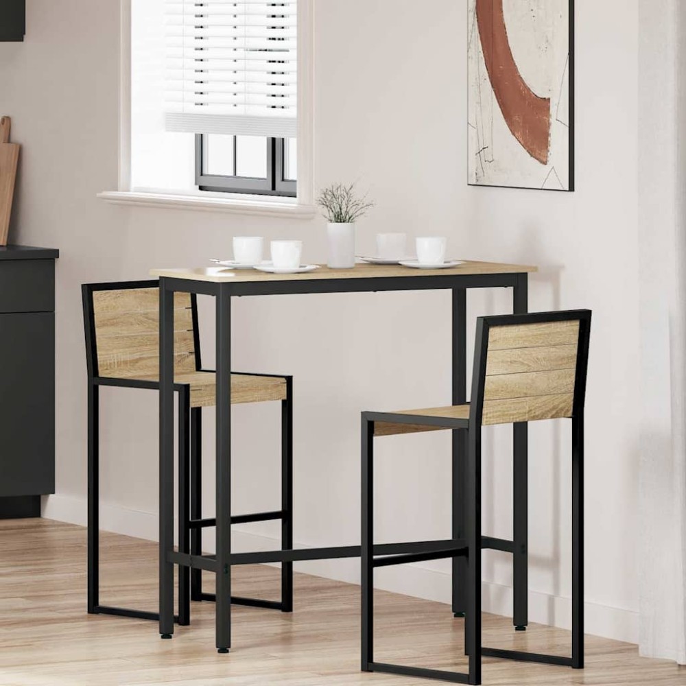 vidaXL τραπέζι Δρύς Sonoma 100x40x100,5 εκ