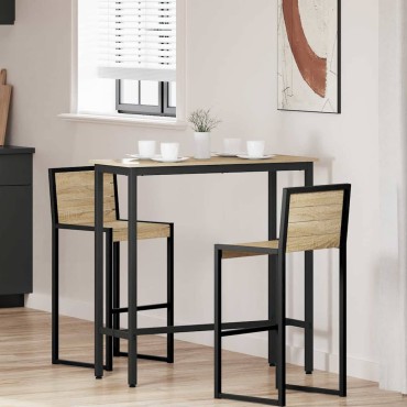vidaXL τραπέζι Δρύς Sonoma 100x40x100,5 εκ
