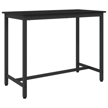 vidaXL τραπέζι Μαύρη Οξυά 100x50x76,5cm