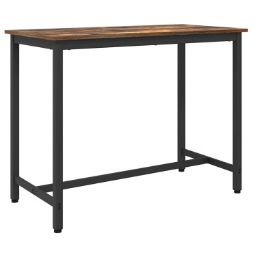vidaXL τραπέζι Καπνιστό Δρύς 100x50x76,5cm