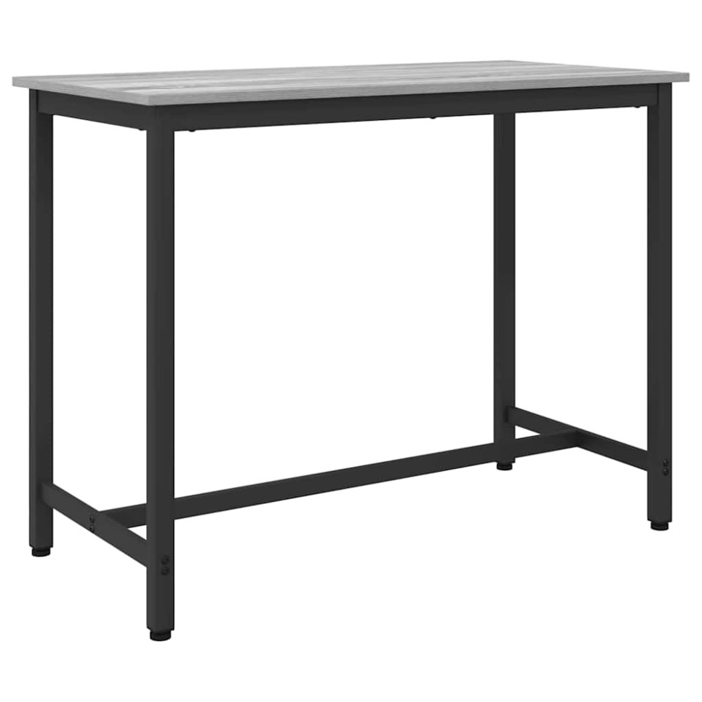 vidaXL τραπέζι Γκρίζο Σονομα 100x50x76,5cm