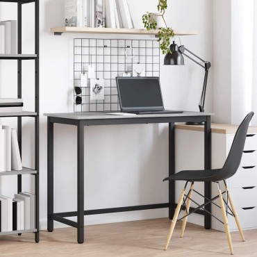 vidaXL τραπέζι Γκρίζο Σονομα 80x50x76,5 εκ 1 τεμ.