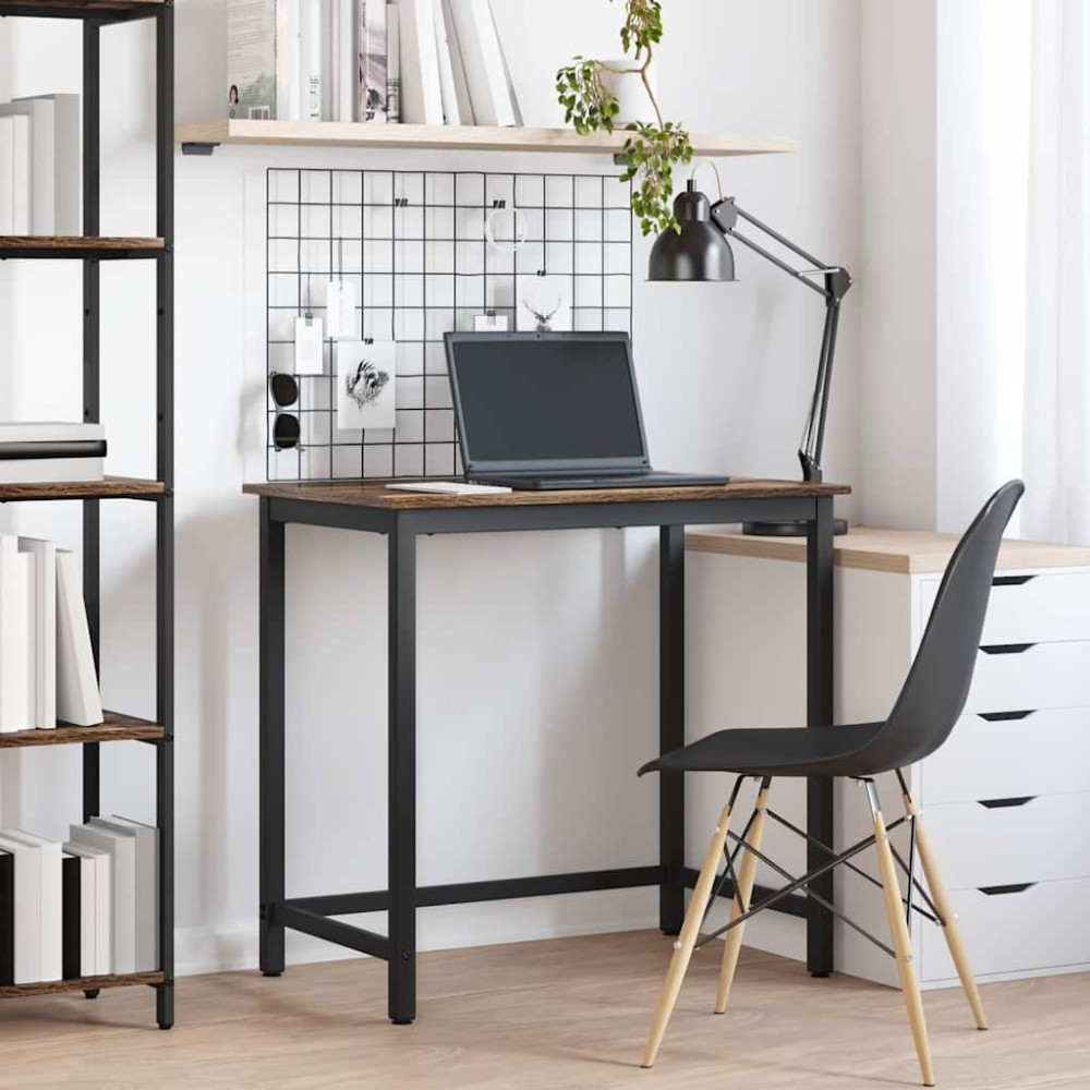 vidaXL τραπέζι Καπνιστό Δρύς 100x50x76,5cm 1 τεμ.