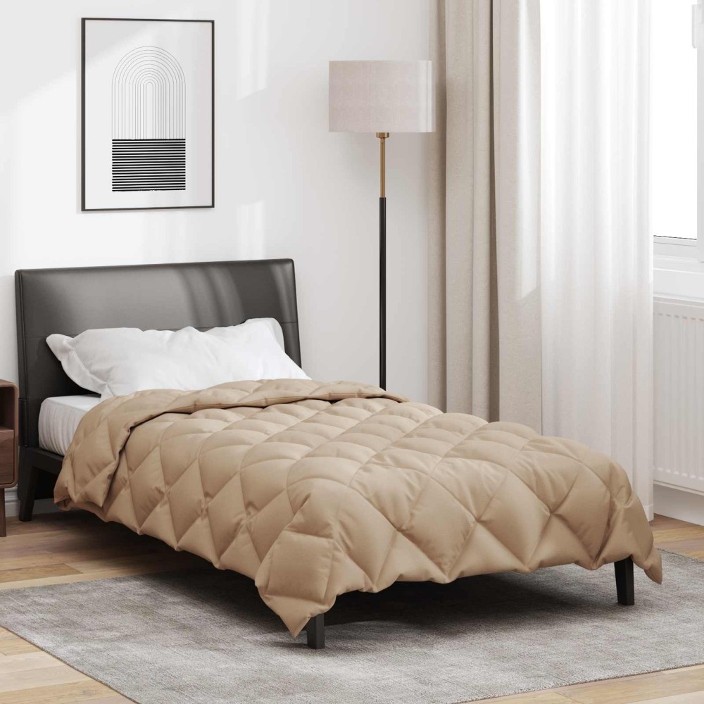 vidaXL Χειμερινό Παπλωματοθήκη 140 x 200 cm 450 gsm Taupe