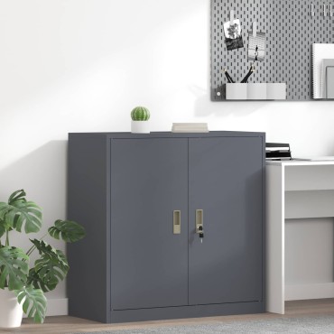 vidaXL Ντουλάπι αποθήκευσης Ανθρακί 90x40x90cm Ατσάλι 1 τεμ.
