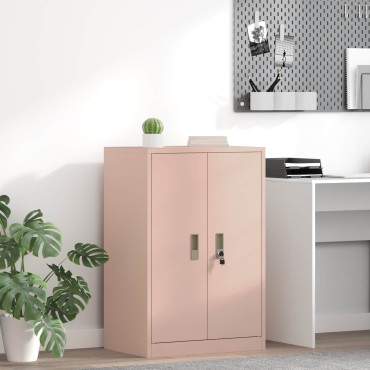 vidaXL Ντουλάπι αποθήκευσης Ροζ 60x40x90cm Ατσάλι 1 τεμ.