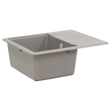 vidaXL Σιντρινο Γκρι 560 x 460 mm 80% Χαλαζίας και 20% Ρητίνη