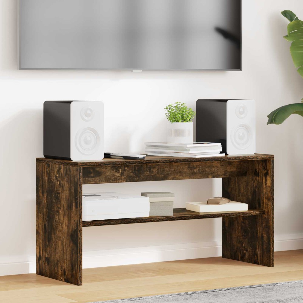 vidaXL Ντουλάπι TV 80x30x40cm Καπνιστό Δρύς Επεξεργασμένο Ξύλο