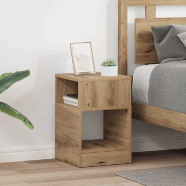 vidaXL End Table 2 τεμ. Artisan Oak 30,5x30x45 εκ