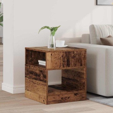 vidaXL End Table Παλιό ξύλο 40,5x40x45cm Επεξεργασμένο Ξύλο