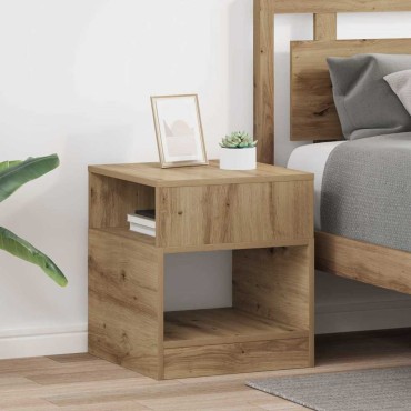 vidaXL End Table 2 τεμ. Artisan Oak 40,5x40x45 εκ