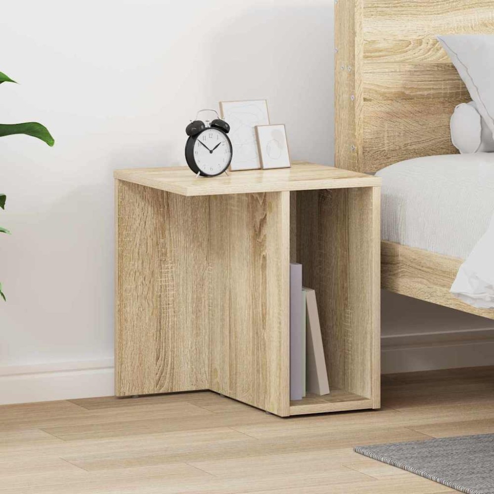 vidaXL End Table Δρύς Sonoma 37x32x40cm Επεξεργασμένο Ξύλο