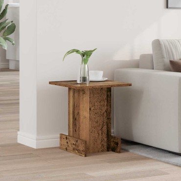 vidaXL End Table Παλιό ξύλο 35,5x35x40cm Επεξεργασμένο Ξύλο