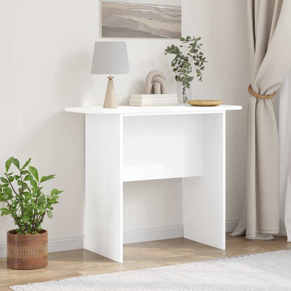 vidaXL Τραπέζι κονσόλας Λευκό 93x40x75cm Επεξεργασμένο Ξύλο