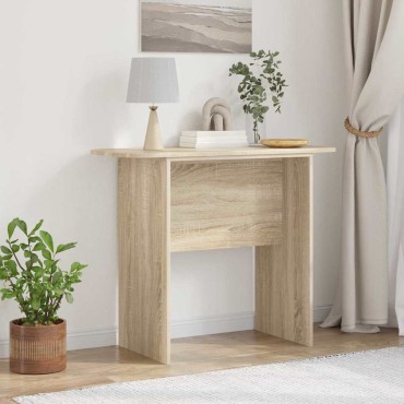 vidaXL Τραπέζι κονσόλας Δρύς Sonoma 93x40x75cm Επεξεργασμένο Ξύλο