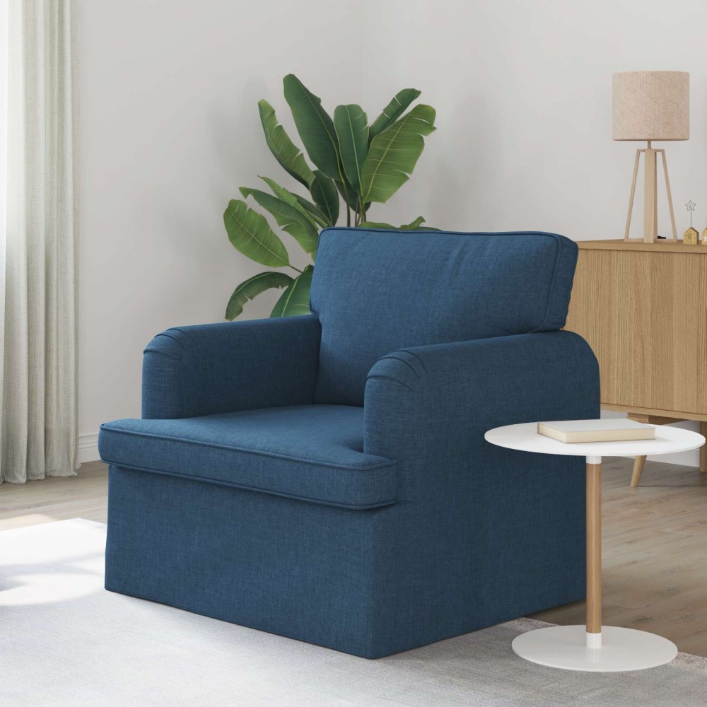 vidaXL Καναπές Μπλε 84x80x85cm ύφασμα