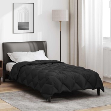 vidaXL Χειμερινό Παπλωματοθήκη 155 x 200 εκ. 450 gsm Μαύρο