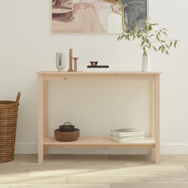 vidaXL Τραπέζι Κονσόλα 110x40x80cm από Μασίφ Ξύλο Πεύκου 1 τεμ.