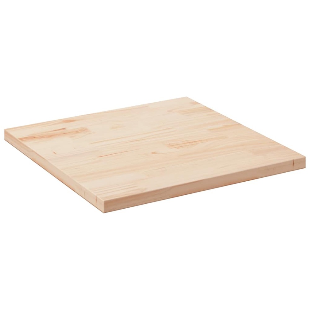 vidaXL Επιφάνεια Τραπεζιού Τετράγωνη 90x90x2,5cm Μασίφ Ξύλο Πεύκου 1 τεμ.