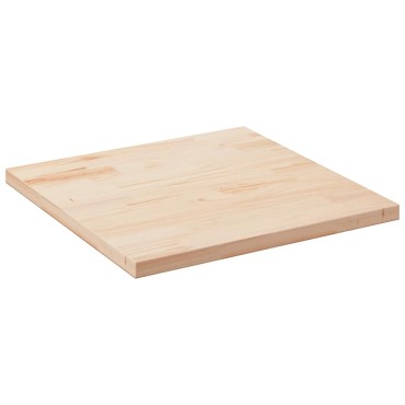 vidaXL Επιφάνεια Τραπεζιού Τετράγωνη 90x90x2,5cm Μασίφ Ξύλο Πεύκου 1 τεμ.