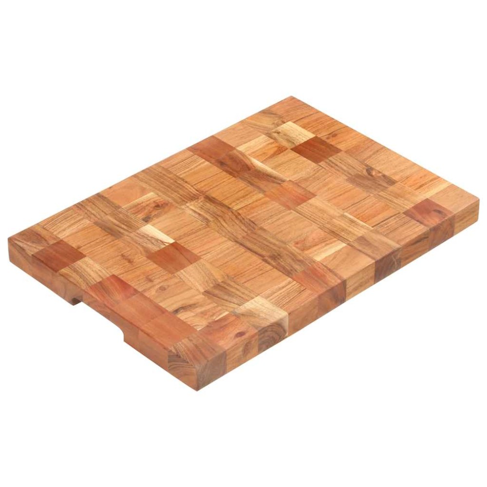 vidaXL Επιφάνεια Κοπής 50 x 34 x 3,8 εκ. από Μασίφ Ξύλο Ακακίας