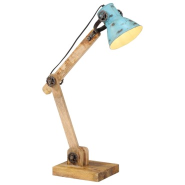vidaXL Φωτιστικό Γραφείου 25 W Αντικέ Μπλε 23 x 18 x 96 εκ. Ε27