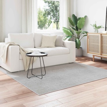 vidaXL Χαλί εσωτερικού χώρου LUGO Κρεμ 200x200cm Πολυεστέρας