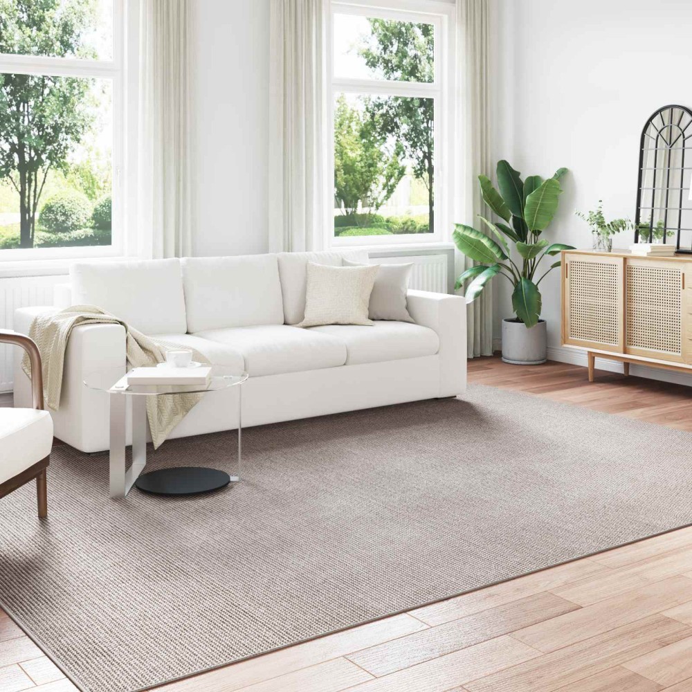 vidaXL Χαλί εσωτερικού χώρου LUGO Κρέμα και Ταπεί 240x340cm