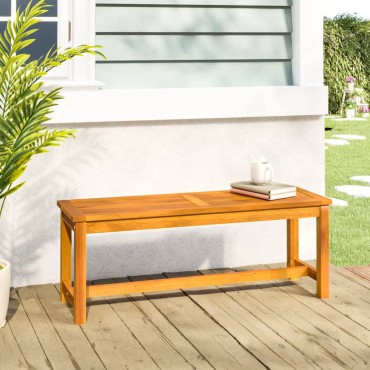 vidaXL Παγκάκι Κήπου 110x35x45cm από Μασίφ Ξύλο Ακακίας 1 τεμ.