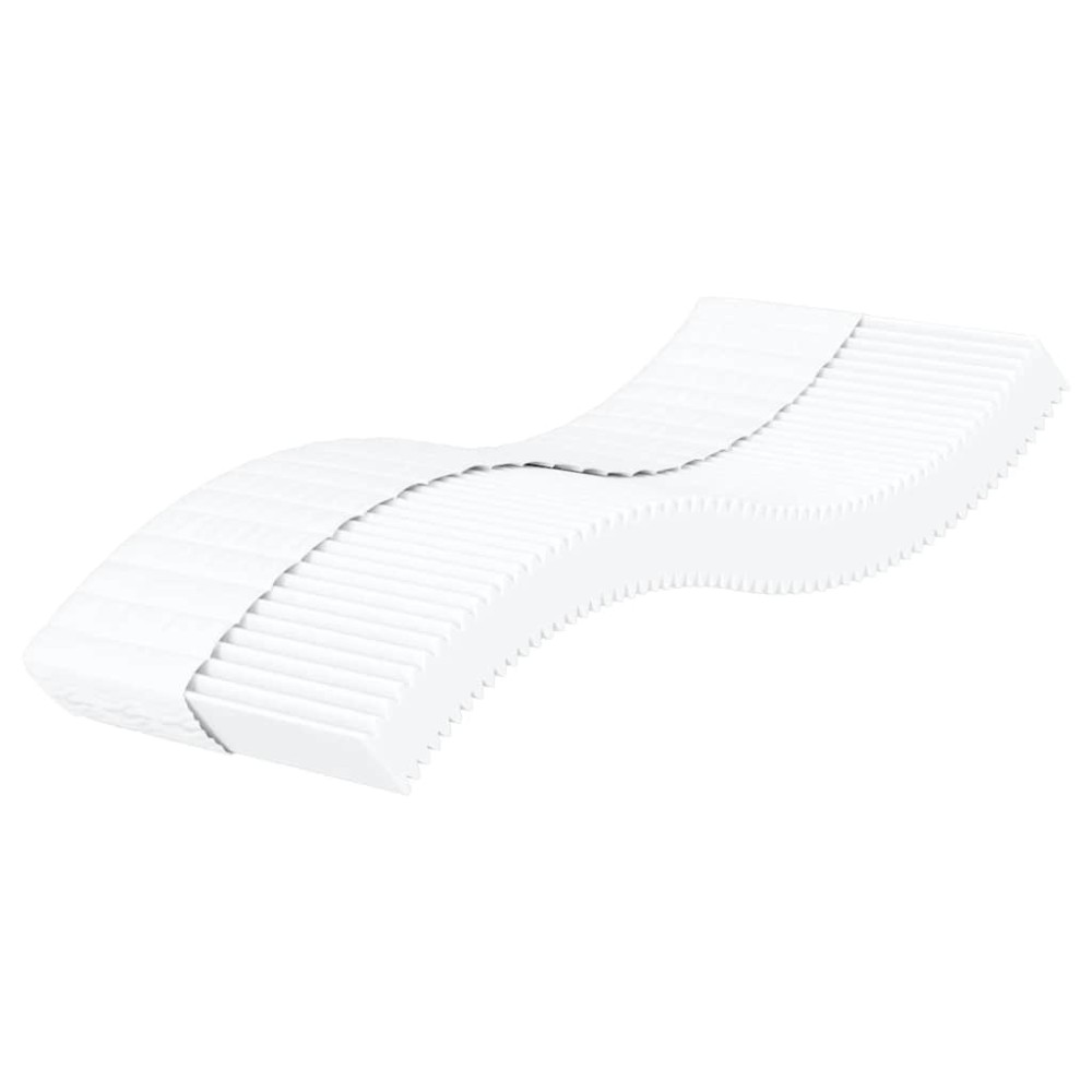 vidaXL Στρώμα Αφρού Σκληρότητα H2 H3 Λευκό 90x220cm 1 τεμ. - Μονό