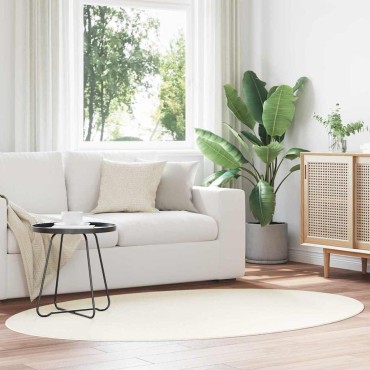 vidaXL Χαλί HUARTE Κρεμ 140x200cm 100% Πολυεστέρας