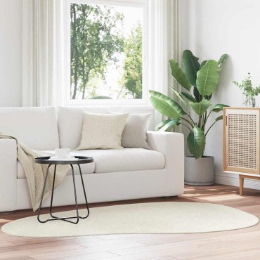 vidaXL Χαλιά χώρου HUARTE Κρεμ 140x200cm Πολυεστέρας
