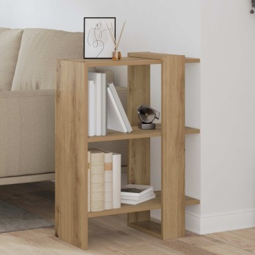 vidaXL Ράφι Βιβλίων 2 επιπέδων 52x25x71,5cm Επεξεργασμένο Ξύλο 1 τεμ.