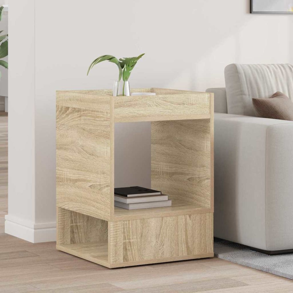 vidaXL End Table Δρύς Sonoma 40x40x56cm Επεξεργασμένο Ξύλο