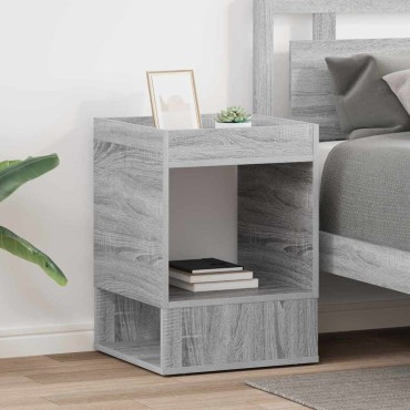 vidaXL End Table 2 τεμ. Γκρίζο Σονομα 40x40x56cm