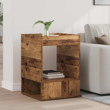 vidaXL End Table Παλιό ξύλο 40x40x56cm Επεξεργασμένο Ξύλο