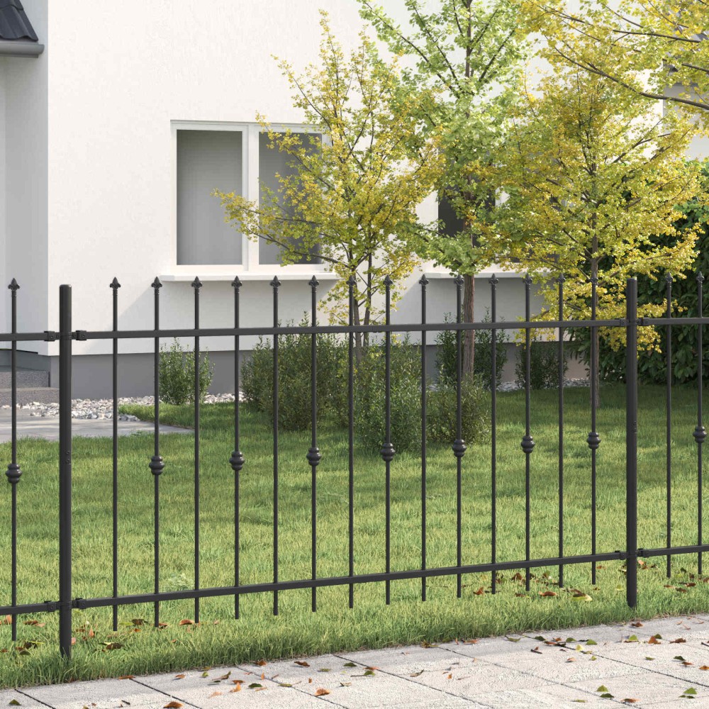 vidaXL Φράχτης με Σπίθες ASTEN 200x150cm Μαύρο