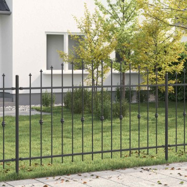 vidaXL Φράχτης με Σπίθες ASTEN 200x150cm Μαύρο
