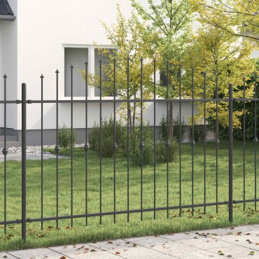 vidaXL Φράχτης με Σπίθες ASTEN 200x166cm Μαύρο